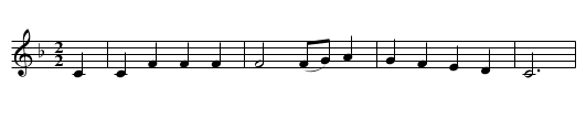 Warlike Seamen - staff notation