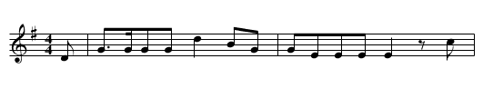 WAS BLASEN DIE TROMPETEN HUSAREN HERAUS - staff notation