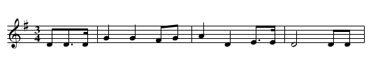 WAS TRAEGT DIE GANS - staff notation