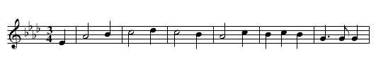 Was wollen wir singen und heben an - staff notation
