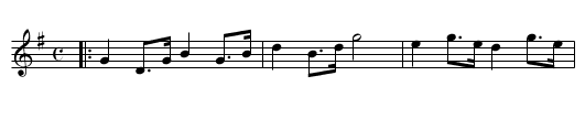 Washington's March No. 2 - staff notation