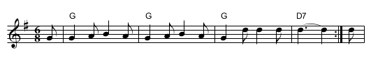 Wassail 3 - staff notation