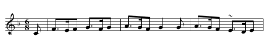Wat sal men op den Avont doen - staff notation