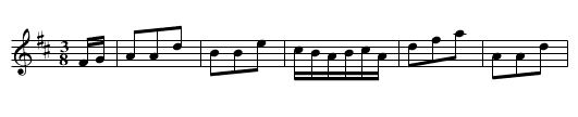 Waterford Waltz - staff notation