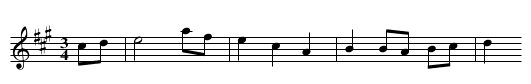Waterhouse's - staff notation