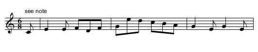 Waterloo Bridge. GS.069 - staff notation