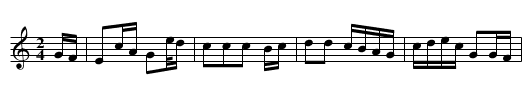 Waterloo Dance. JGi.083, The - staff notation