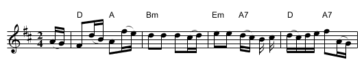 Waterloo Dance, The  - staff notation