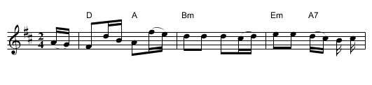 Waterloo Dance, The  - staff notation