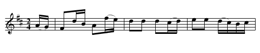 Waterloo Dance, The. - staff notation