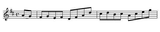 WATERLOO HORNPIPE - staff notation