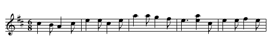 Waters of Kylesku - staff notation