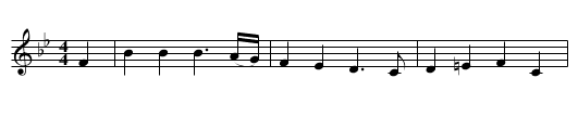 Wat'ry God - staff notation