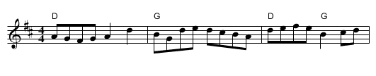 Watson's Hornpipe - staff notation