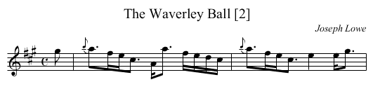 Waverley Ball [2], The - staff notation