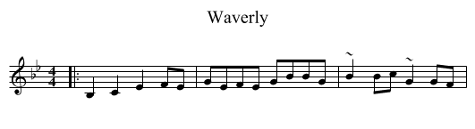 Waverly - staff notation