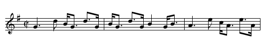 Way to Elgin, The - staff notation
