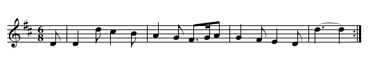 Way to Norwich, The - staff notation