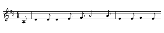 Way Up the Ucletaw - staff notation