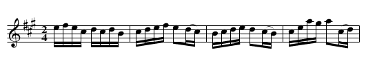 We will Have a little Dance to night - staff notation