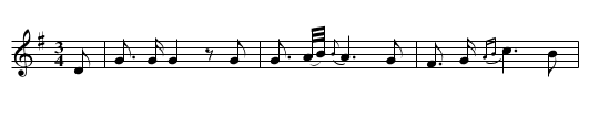Weary Pund O' Tow, The - staff notation