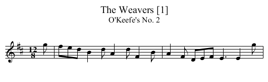 Weavers [1], The - staff notation
