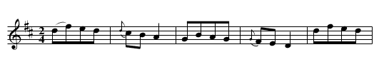Weber Tanz - staff notation