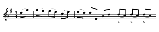 WEBER'S LAST WALTZ - staff notation