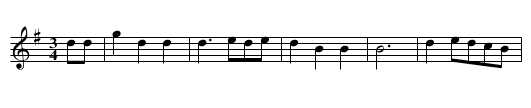 Webertanz - staff notation