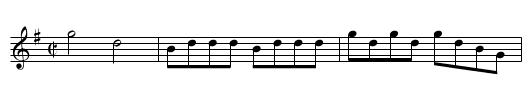 Web's Slow March. RH.332 - staff notation