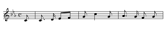 Wedding Hymn - staff notation