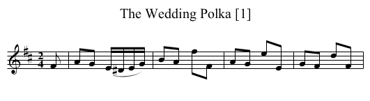 Wedding Polka [1], The - staff notation