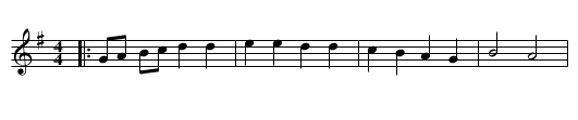 Wednesday Night Polka - staff notation
