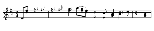Wednesday Night Waltz - staff notation