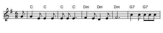 Wee Kirkcudbright Centipede #1, The - staff notation