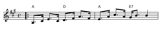 Wee Sammy - staff notation