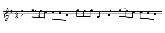 Wee wee man, The - staff notation