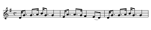 Wee Willie's Strathspey - staff notation