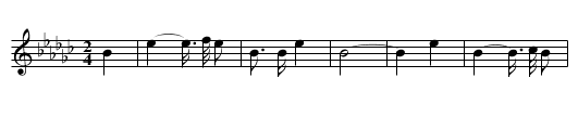 Weeping for my love - staff notation