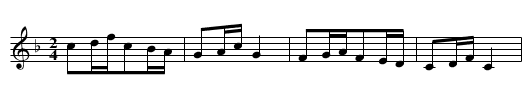 Weigong pugezhai - staff notation