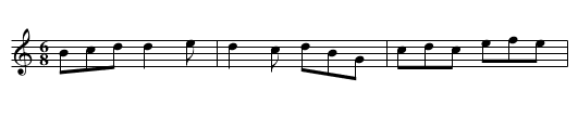 Welch Jigg - staff notation
