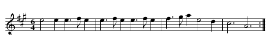 Welch Whim - staff notation