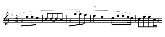 Welcome from Hanover - staff notation