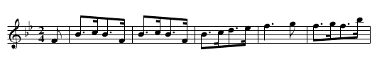 Welcome Home Again - staff notation