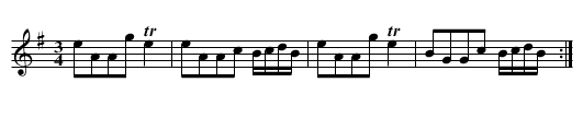 Welcome home my deary [3] - staff notation