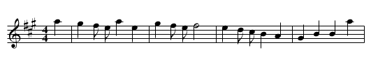 Well Done Jack - staff notation
