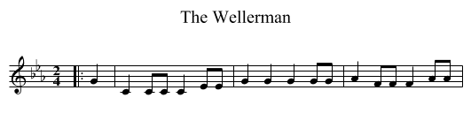 Wellerman, The  - staff notation