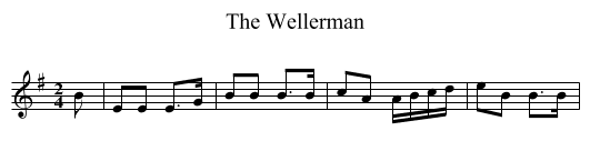 Wellerman, The  - staff notation