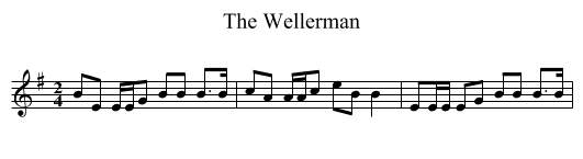 Wellerman, The  - staff notation