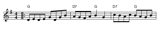 Welly Boot - staff notation